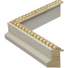 167-51 багет дерево белый