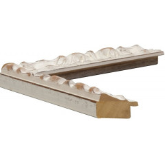 27-58 багет дерево белый