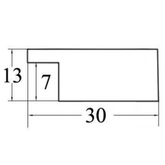 07-178 багет из пластика венге