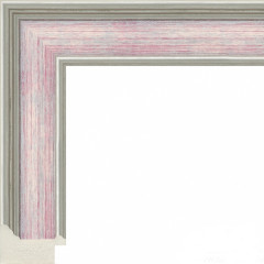 1-550-07 багет из пластика серебро