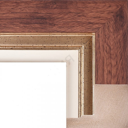 33-84 багет из пластика коричневый