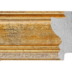 52-63 багет из пластика золото