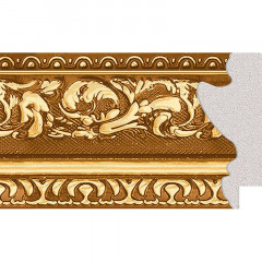 55-80 багет из пластика золото