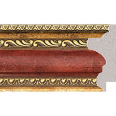 67-20 багет из пластика красный