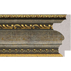 673-70 багет из пластика коричневый