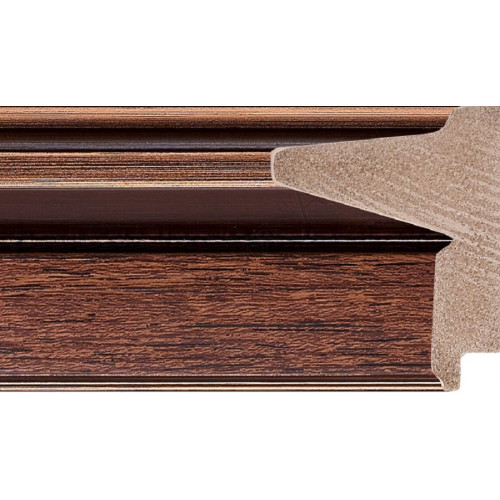 80-56 багет из пластика коричневый