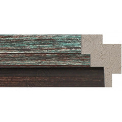 402-50 багет из пластика чёрный