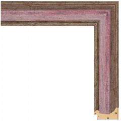 512-3 багет из пластика розовый