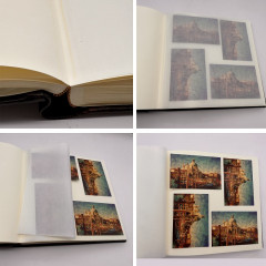 Old book кожаный альбом под наклейку