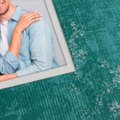 RYB4620 фотоальбом на 200 фото 10-15 бирюзовый