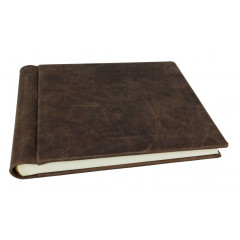 Vintage кожаный альбом под наклейку