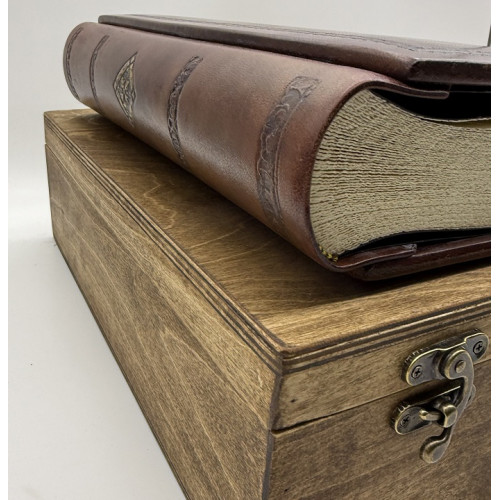 Венеция кожаный альбом в кейсе