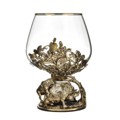 Бокал для коньяка Охота на Вепря 420 мл в подарочной коробке 050401040/3