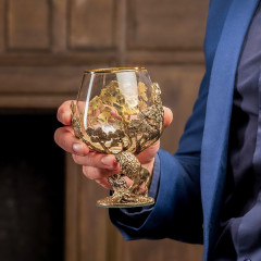 Набор 2 бокала для коньяка(R) "Лев/Львица",в черной подарочной упаковке 10059234