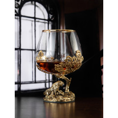 Бокал для коньяка Тигр в подарочной коробке 130001175