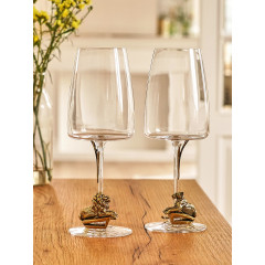 Набор 2 бокала для вина "Лев ЛОРД/Львица ЛОРД"