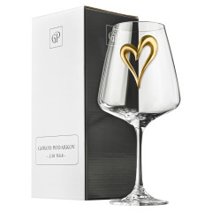 Бокал для вина "Корвус",накл. "Сердце"