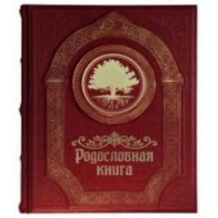 030-08-02 кожаная родословная книга «Семейные традиции» с методическим пособием