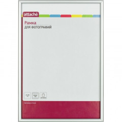 AT-22 Рамка А4 металл 9 мм серебро