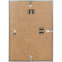 AT-12 Рамка А4 пластик 10 мм серебро 