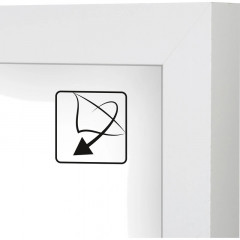 AT-19 Рамка А4 МДФ 18 мм белая