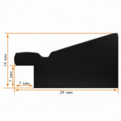 AR-60 пластиковая рамка 70-100