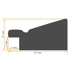 AR-68 пластиковая рамка 30-60
