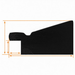 AR-67 пластиковая рамка 30-40