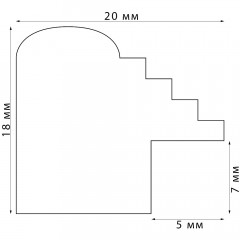 05-347 деревянная рамка А4