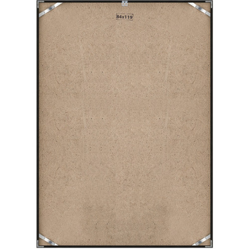 Рамка чёрный 9 мм А0 (84-119) Nielsen (Нельсон) алюминиевая