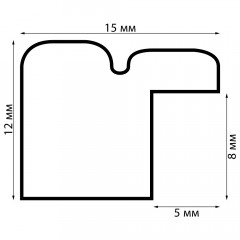 43-655 деревянная рамка А4