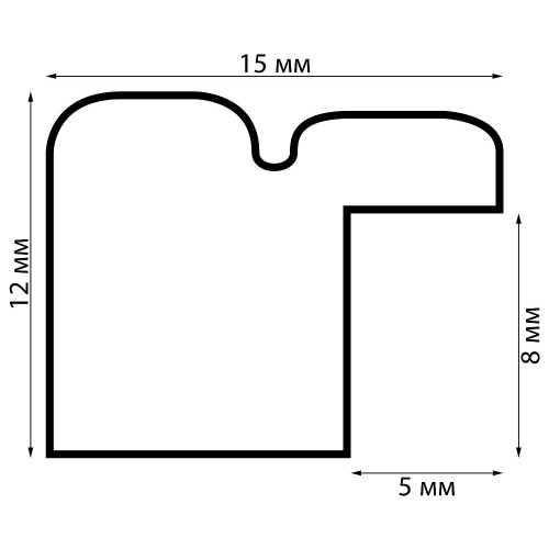 43-655 деревянная рамка А4