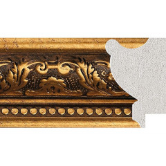 52-2X багет из пластика коричневый