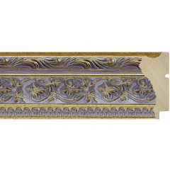 61-12 багет деревянный синий