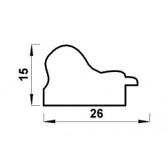 642-53 пластиковая рамка 20-30 бежевый