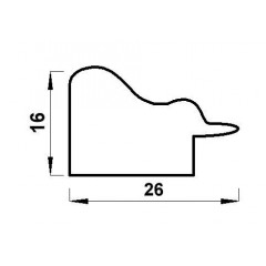 MR-274 пластиковая рамка 20-30