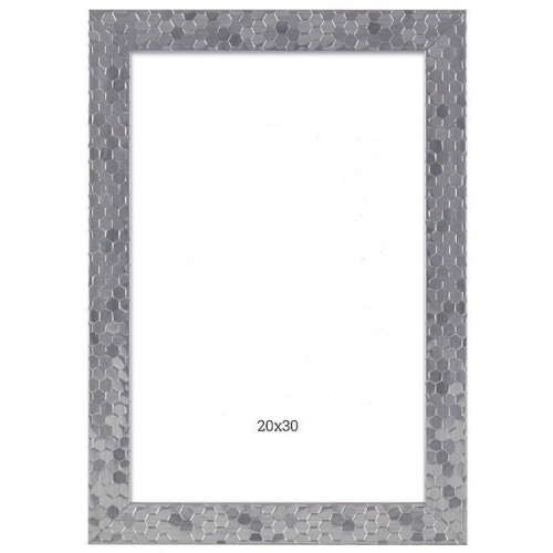 651-28 пластиковая рамка 20-30 серебро