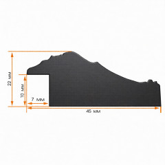 AR-40 пластиковая рамка 50-70