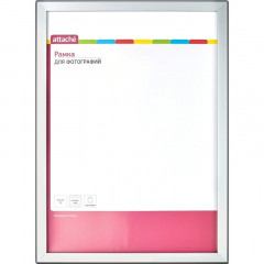 AT-25 Рамка А3 (30-42) металл 20 мм серебро