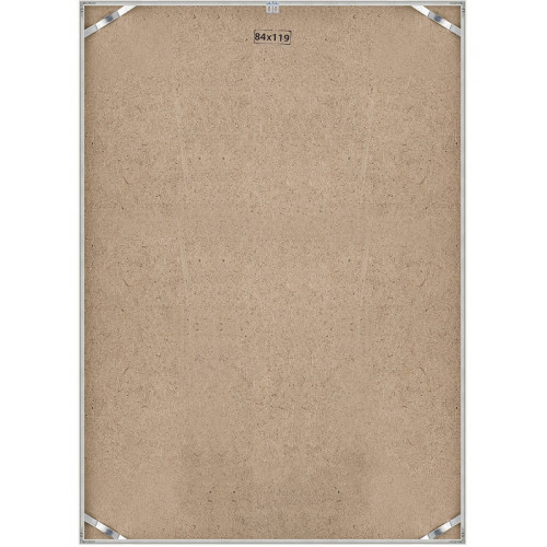 Рамка серебро 9 мм А0 (84-119) Nielsen (Нельсон) алюминиевая