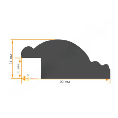 AR-73 пластиковая рамка 30-60