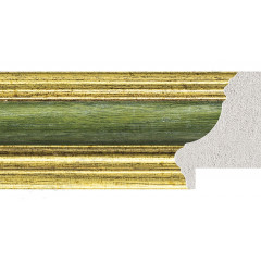 DL-47-50-4 багет из пластика зелёный
