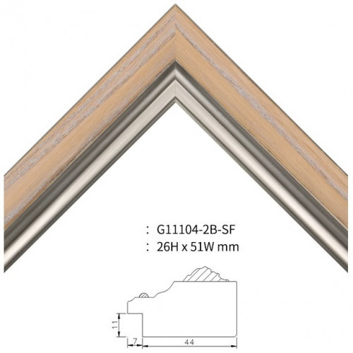 G11104-2B-SF деревянная рамка 30-40