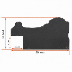 AR-57 пластиковая рамка 70-100