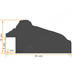 AR-78 пластиковая рамка А1
