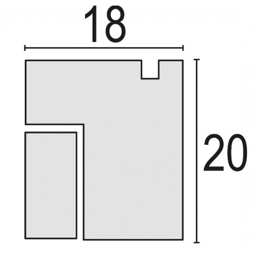 RZ323W металлическая рамка 15x20/20x30 Zep