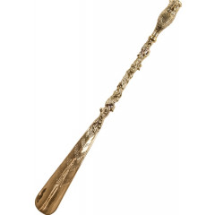 Набор Аристократ, обувная ложка, жук, держатель в деревянной шкатулке