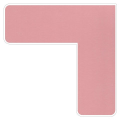 Паспарту для картины цвет розовый D5026M-A, толщина 1 мм