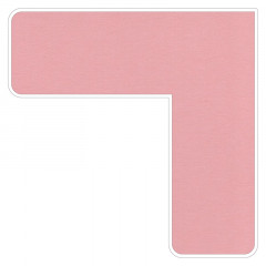 Картон для паспарту розовый D5027L-A, толщина 1 мм