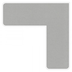 Картон для паспарту серый (серебро) D5034L-A, толщина 1 мм